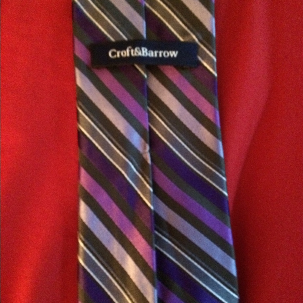 Croft&Barrow Multi Striped Tie
