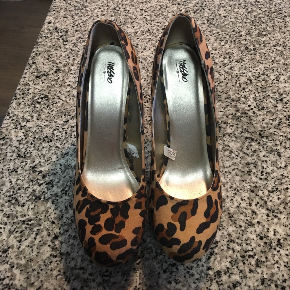 Mossimo Leopard Print Heels