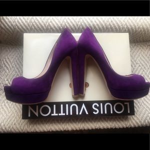 Perfect shoe for fall Miu Miu royal purple suede Perfect shoe for fall Miu Miu royal purple suede