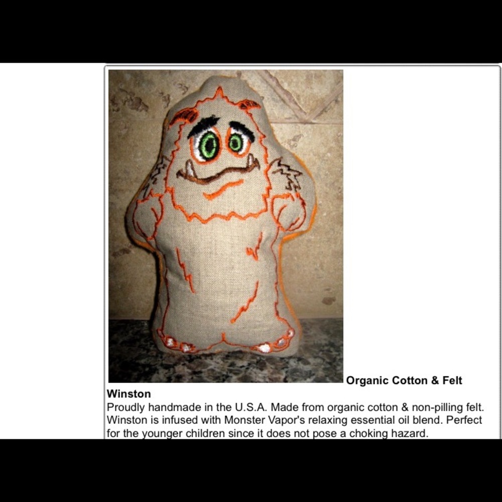 WINSTON-Monster Vapor Organic Cotton & Felt