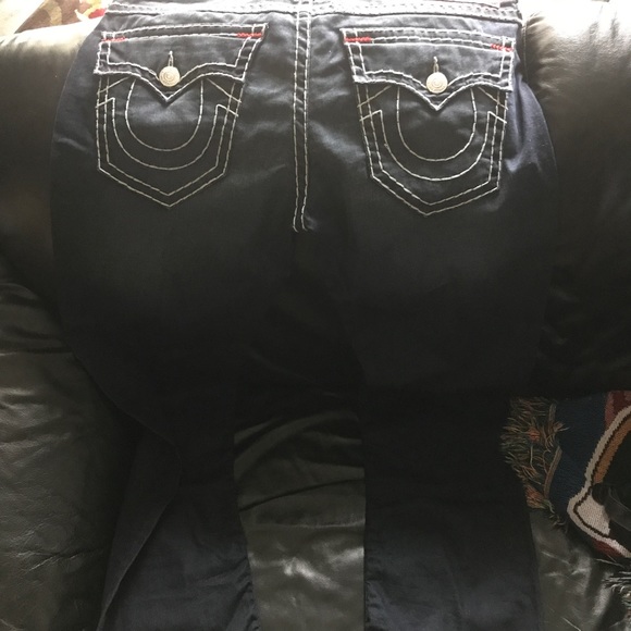 True Religion Billy Triple Stitched Blue Denim - Picture 4 of 4