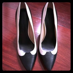 Banana Republic Black and White Heels