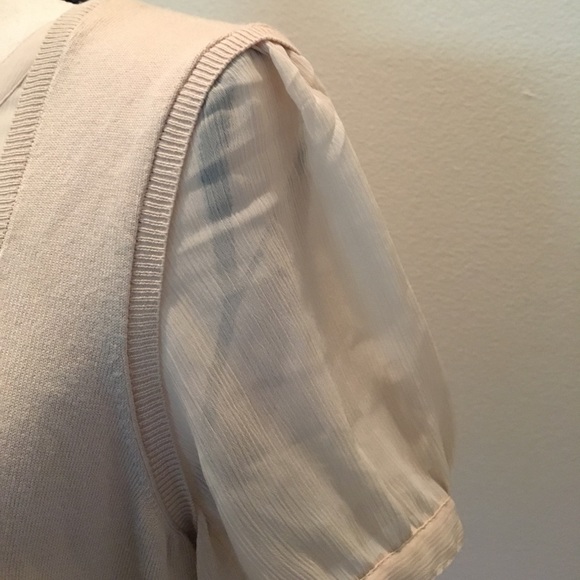 Pretty Beige sweater top - Picture 3 of 5