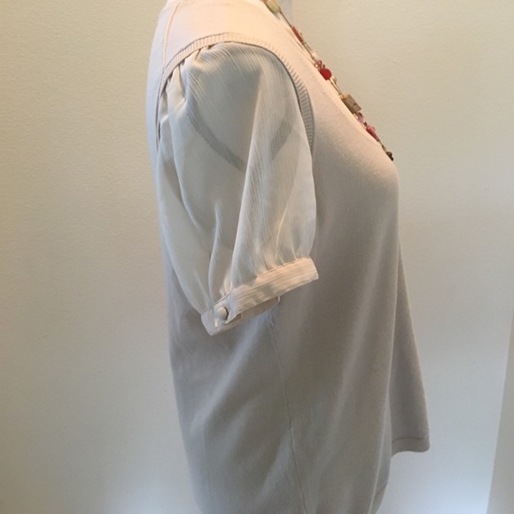 Pretty Beige sweater top - Picture 4 of 5