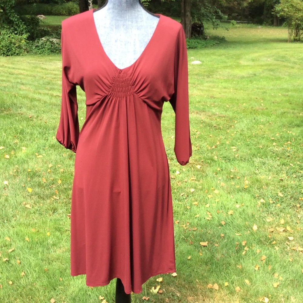 Laundry by Shelli Sebastian. Cranberry dress