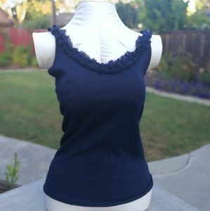Navy Banana Republic Top