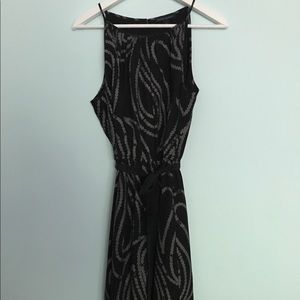 Never Worn Banana Republic Dark Paisley Silk Dress