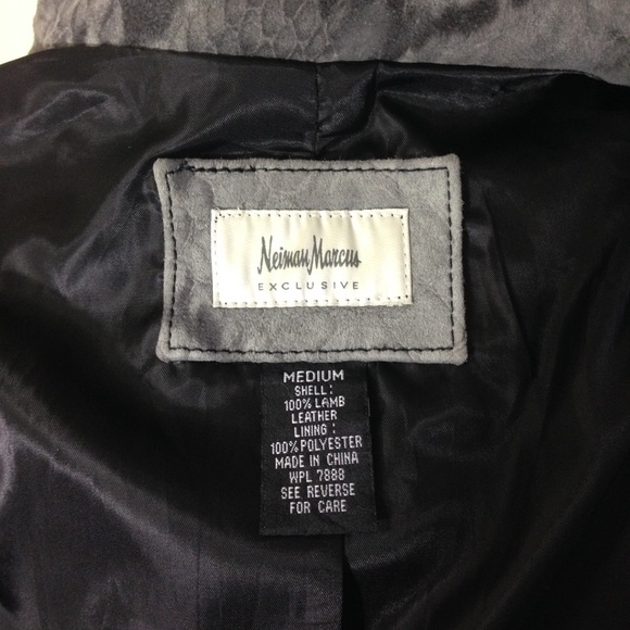 Neiman Marcus Exclusive Snake-Print Suede Blazer - Picture 7 of 7