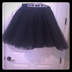 Black Tulle skirt