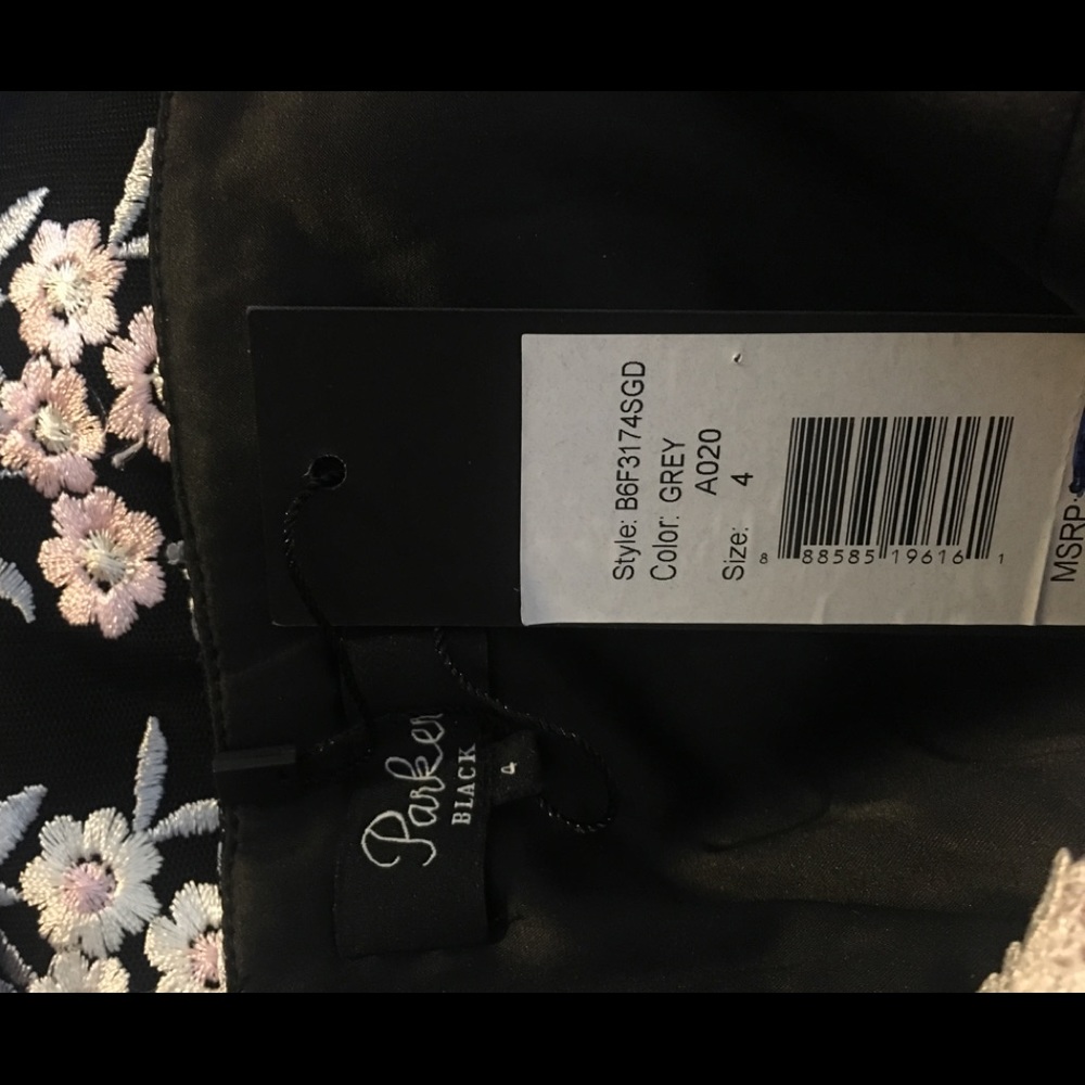NWT Parker Black Sonny Floral Dress - Picture 7 of 8