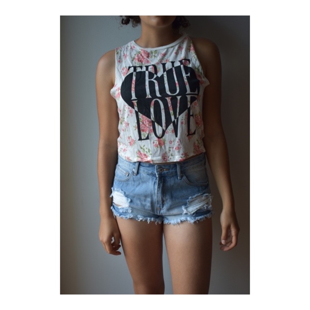 🎉SALE 🎉FOREVER 21 FLORAL MUSCLE TANK S