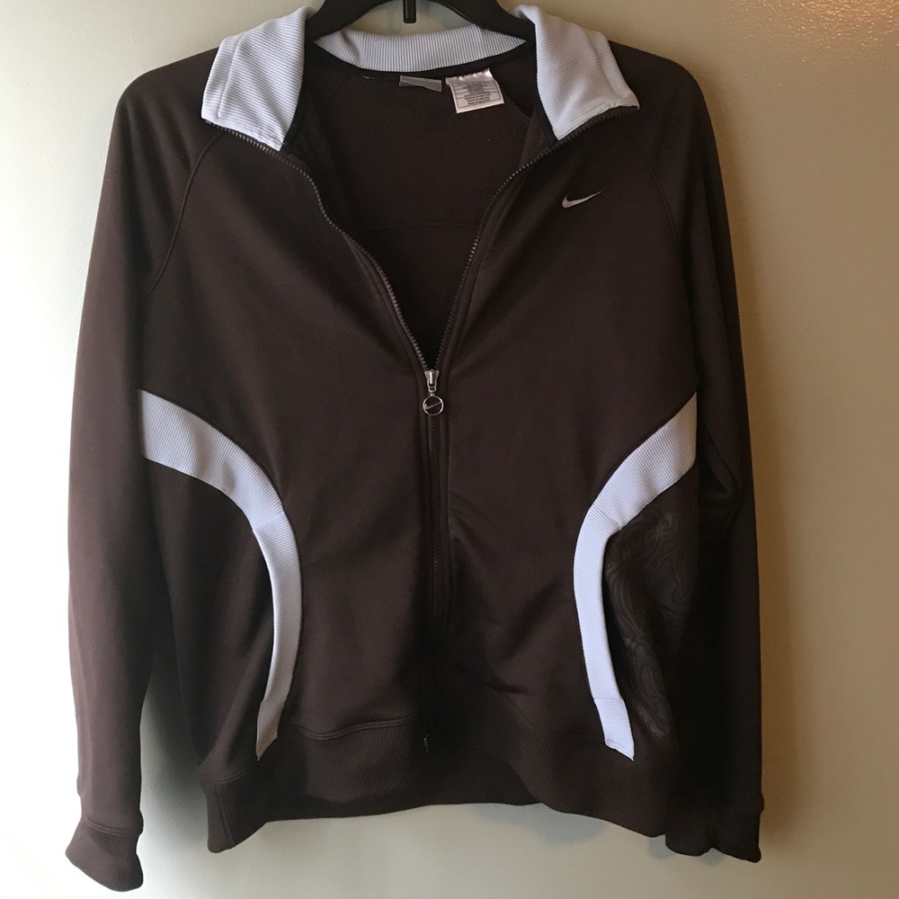 Nike Brown Zip sweater