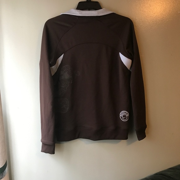 Nike Brown Zip sweater - Picture 2 of 7