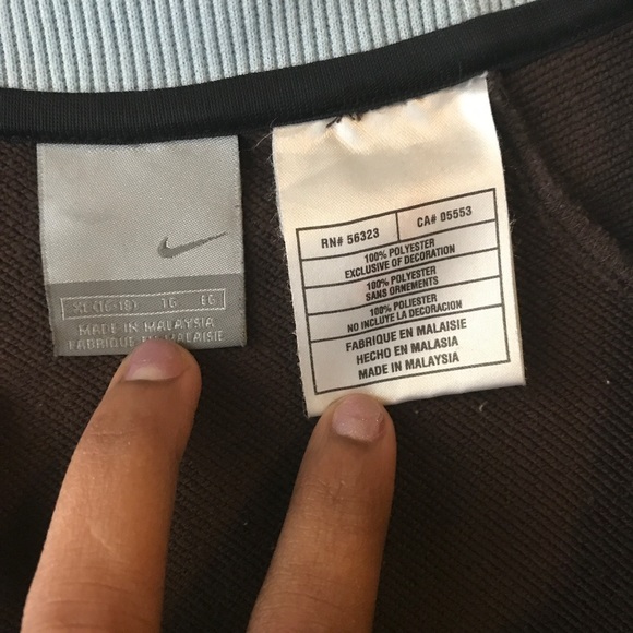 Nike Brown Zip sweater - Picture 4 of 7