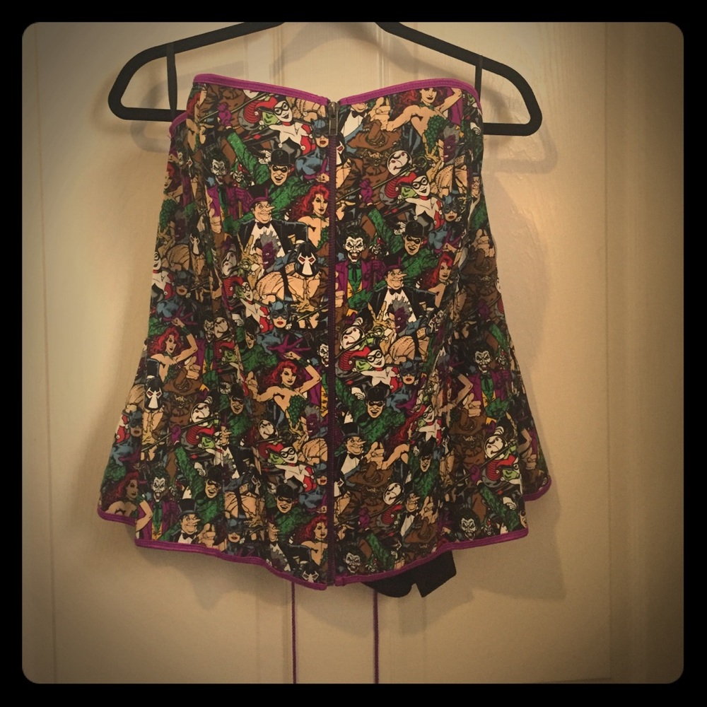 D.C. Batman Villains Corset