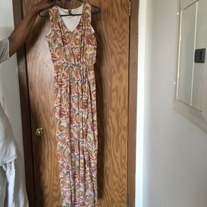 Print maxi dress