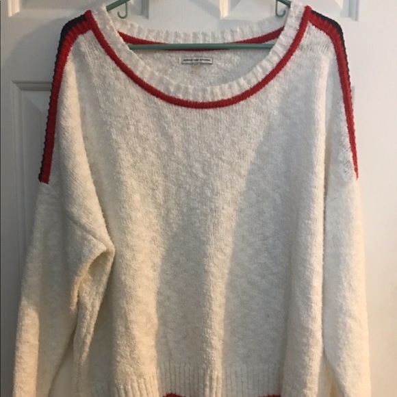 American Eagle Outfitters Sweaters - Red, white, & navy AE Sweater