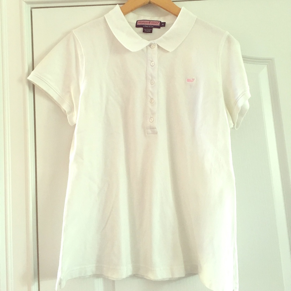 Vineyard Vines women's XL white polo