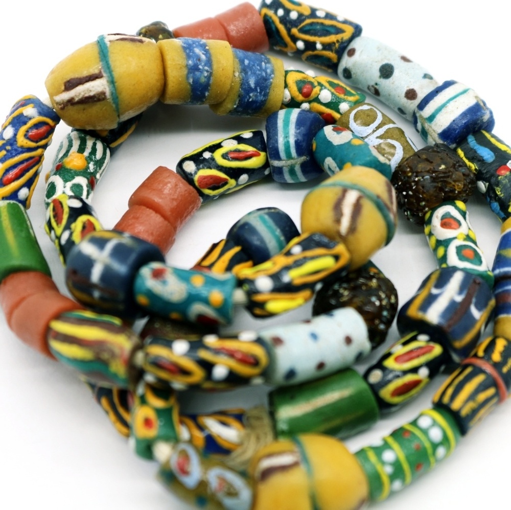 Ghana Authentic African Vtg Ethnic Trade Beads