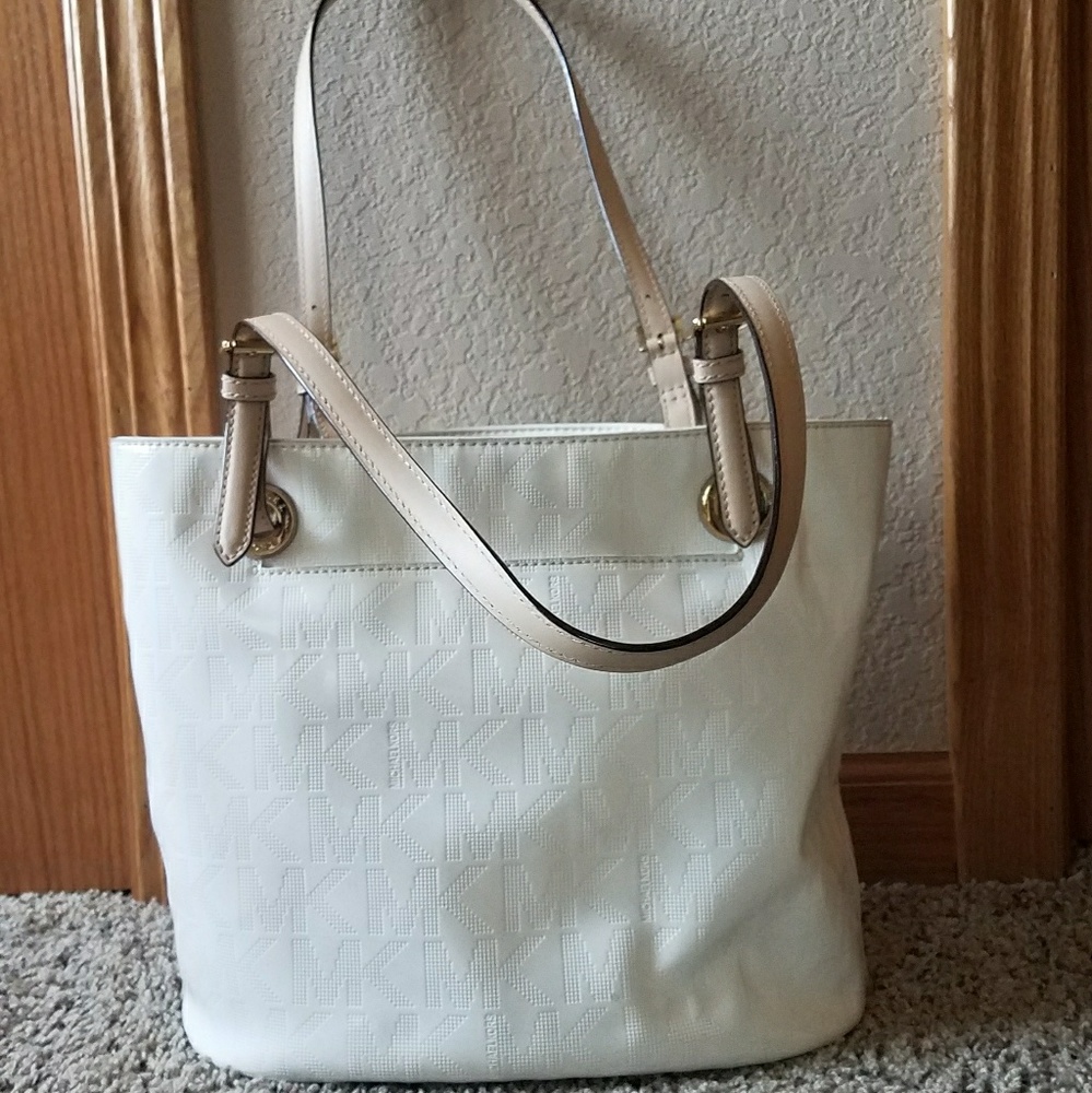 White Michael Kors purse