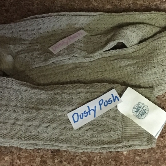 Free People Over Knee Socks Thigh High Open Knit Long Boot Lace Winter - Picture 3 of 4