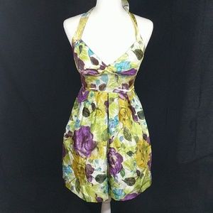 Beautiful Floral Halter Dress