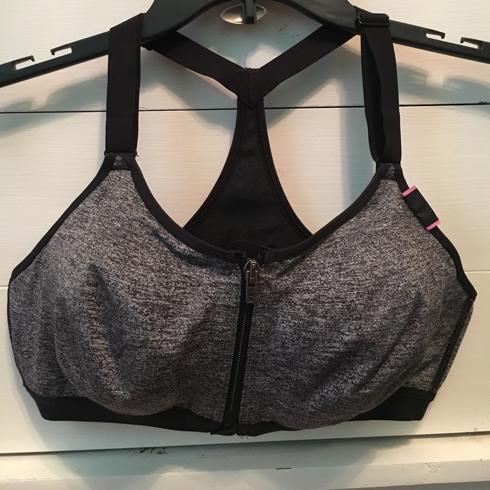 Sexy padded Victoria's Secret grey sports bra