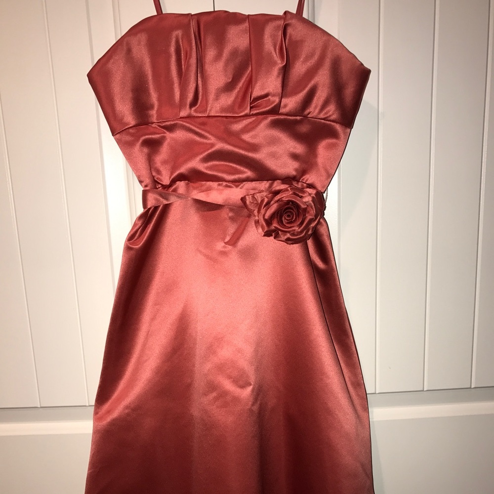 BCBG satin dress
