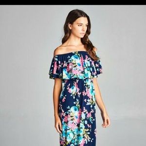 Beautiful off the shoulder floral dress