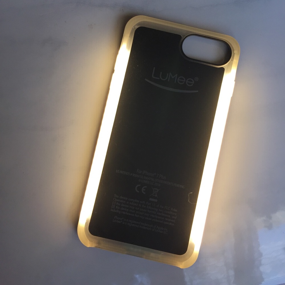 LuMee rose gold iPhone case iPhone 6 Plus, 7 plus