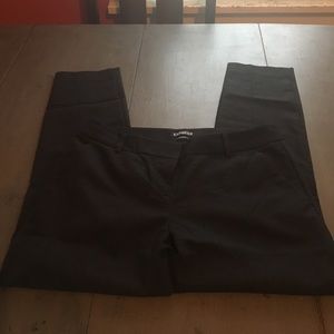 Express low rise columnist ankle - black - size 8