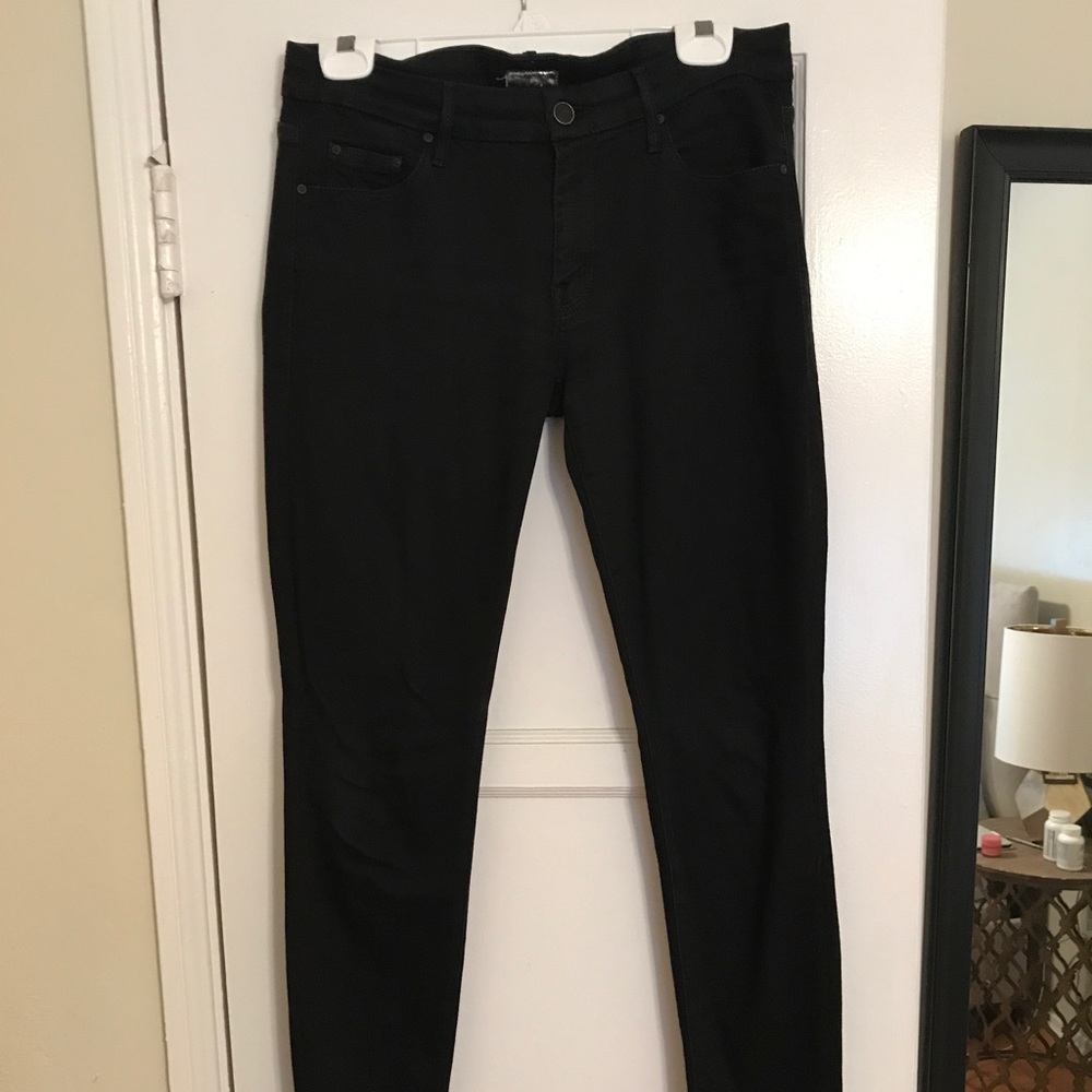 Mother Denim skinny black jeans, size 30