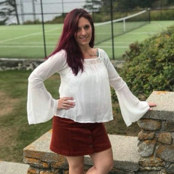 Corduroy Mini Skirt - Picture 3 of 5