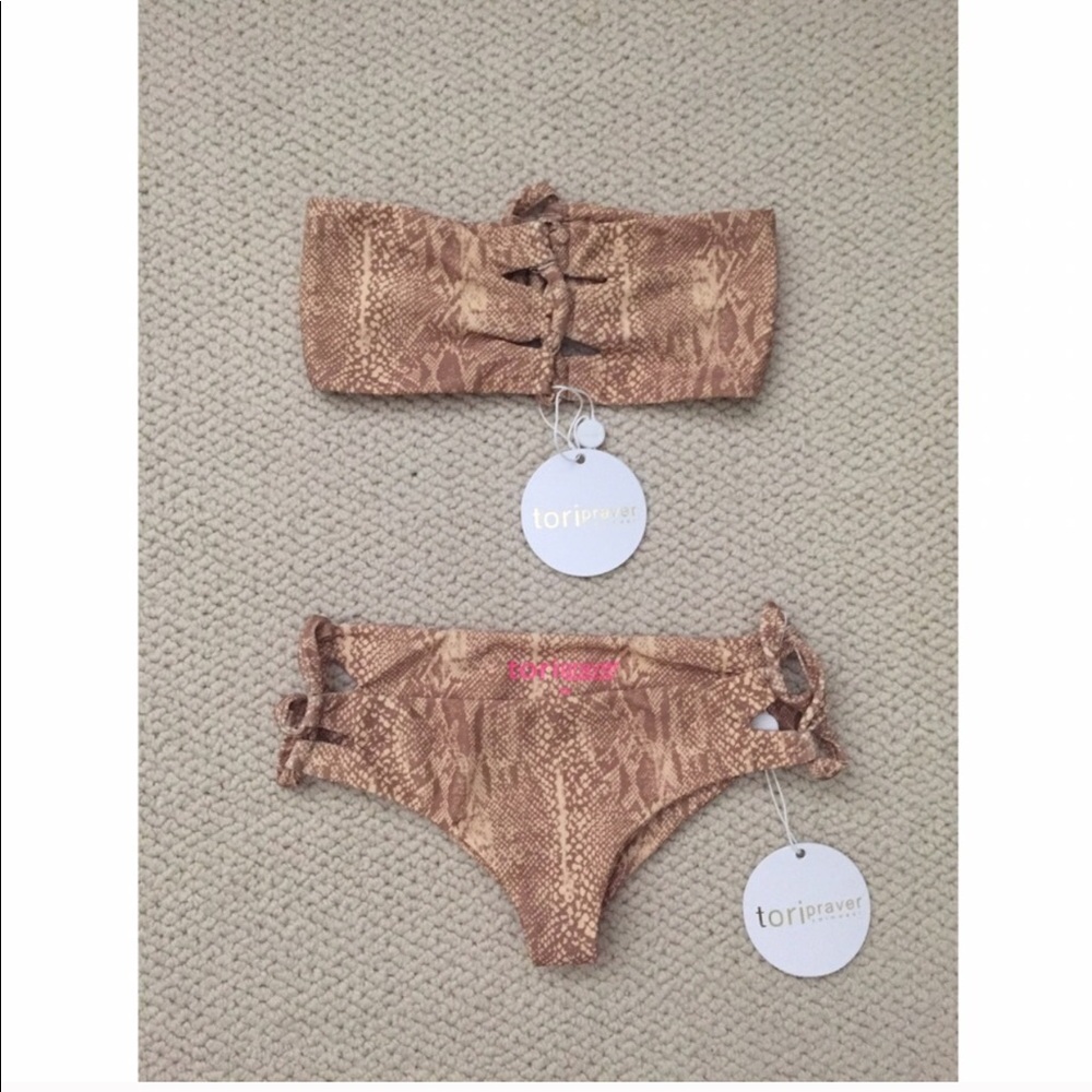 Tori Praver Snake Bikini Set