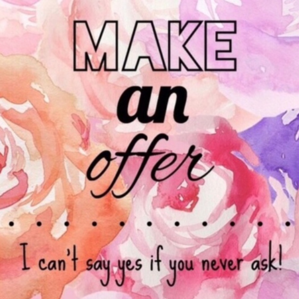 Feel free to make offers!💕