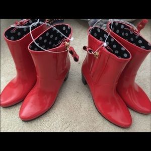 New Kate Spade midi rain boots