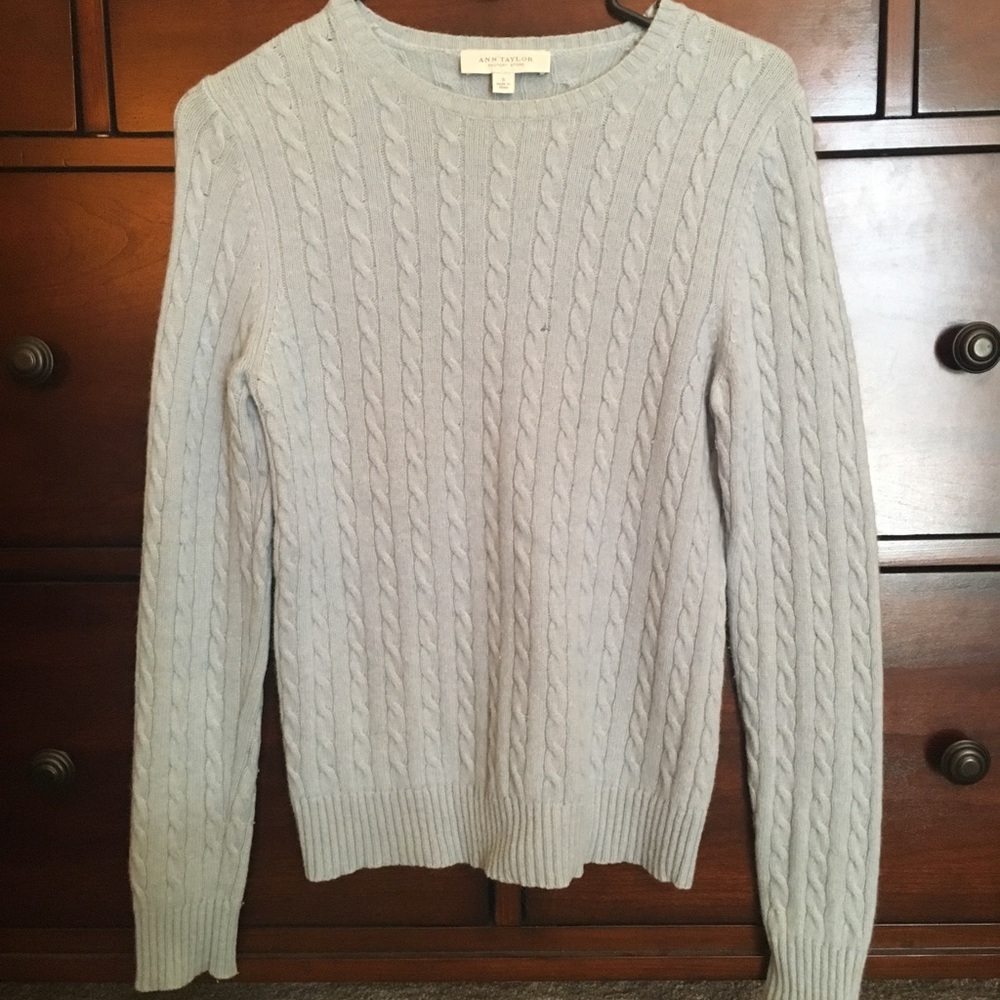 Ann Taylor sweater light blue. Size S.