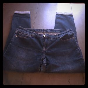 Limited cuffed skinny ankle jean size 8