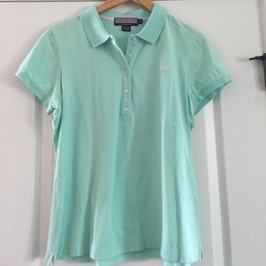 Vineyard Vines Women's Polo XL in mint green
