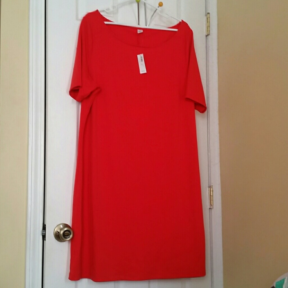 🍁Old Navy Red Knit Sheath Dress🍁