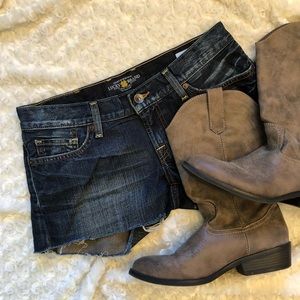 NWOT Distressed Denim Lucky Brand Shorts