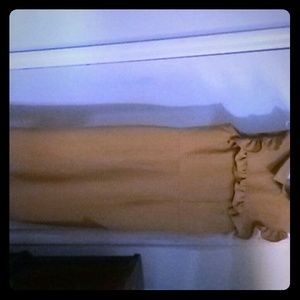 European Style Dress With Peter Pan Collar.