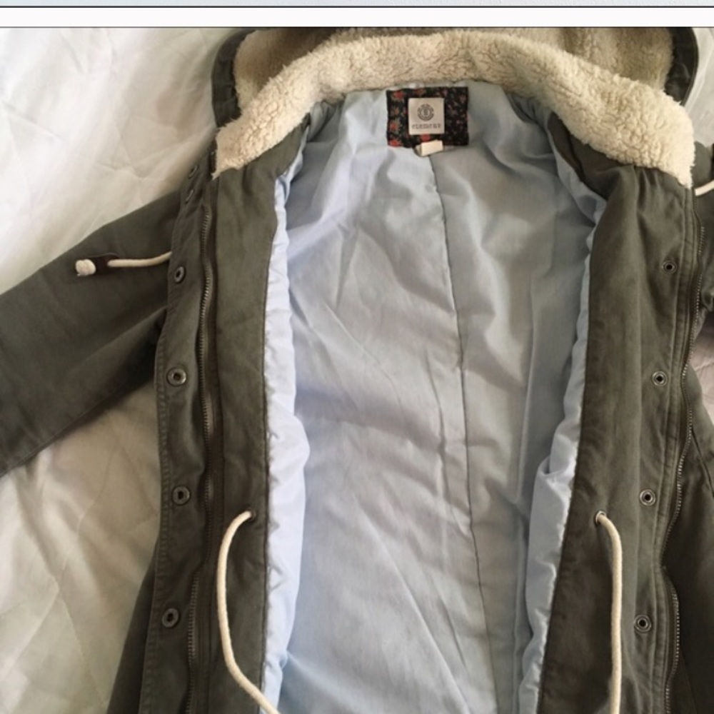 Element brand Green utility jacket