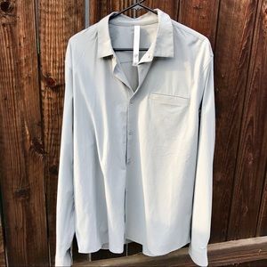 Lululemon Grey Men's Botton Down