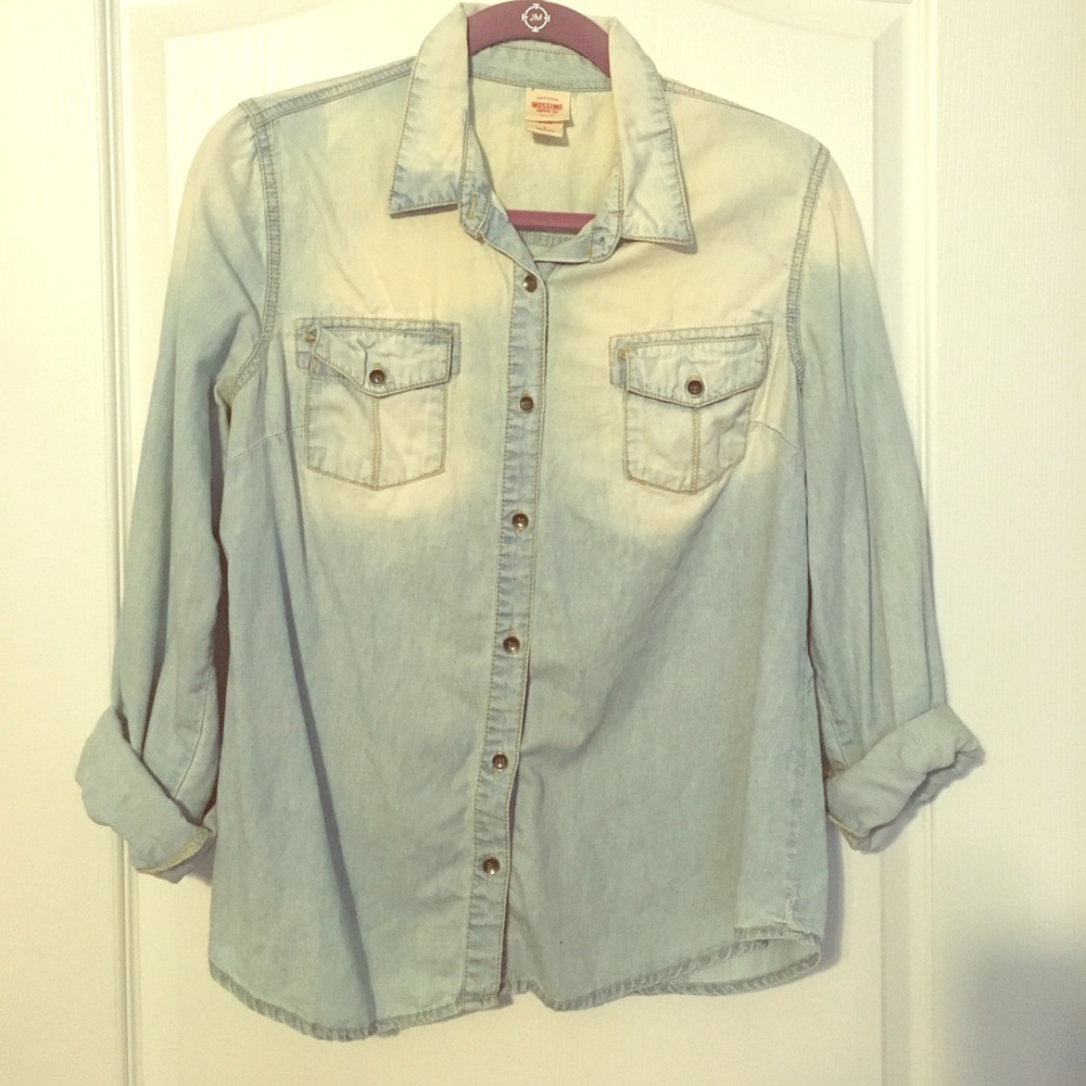 🌟Distressed denim shirt 🌟
