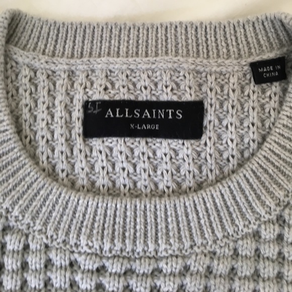 ALLSAINTS XL chunky knit sweater - Picture 4 of 5
