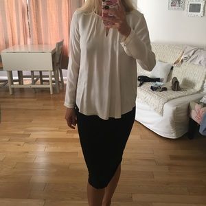 White Silk Rebecca Taylor shirt