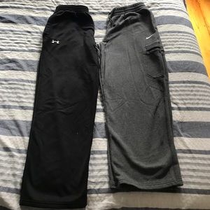Both pairs of XL athletic sweat pants Both pairs of XL athletic sweat pants