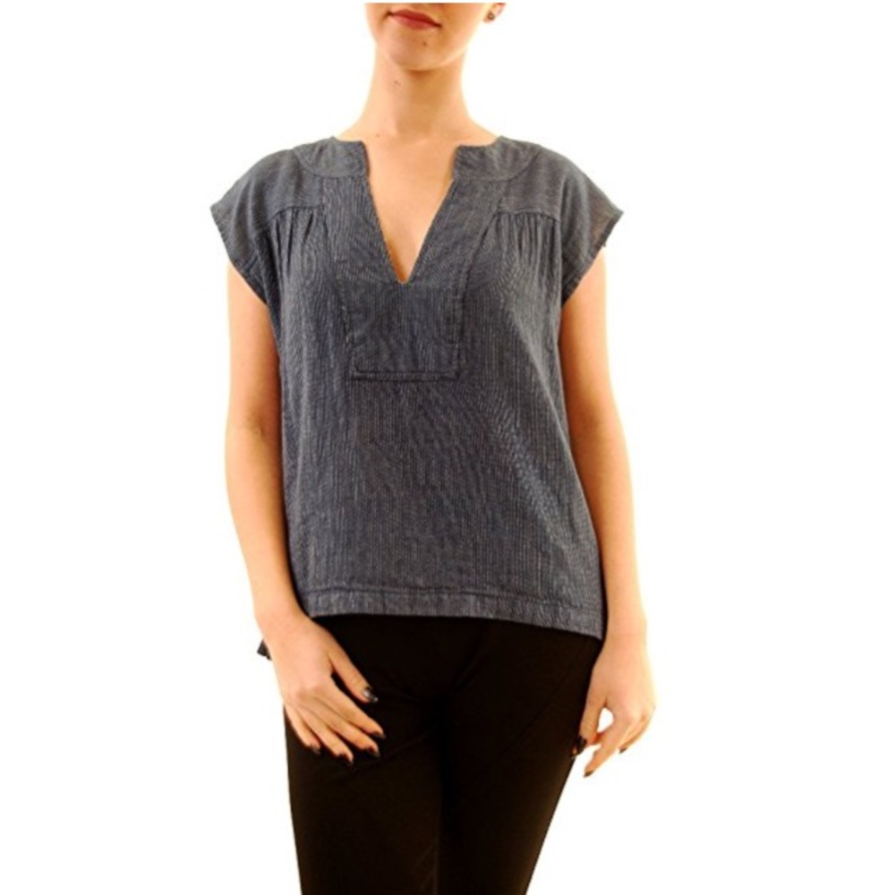 Sundry Sleeveless Striped Blouse size small