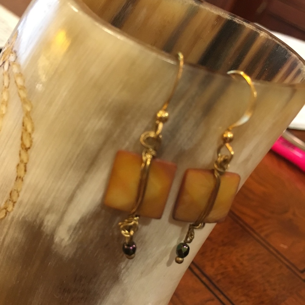 OOK boho earrings. Handmade. NWOT